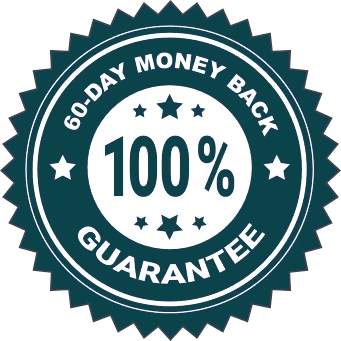 60-day money-back guarantee badge